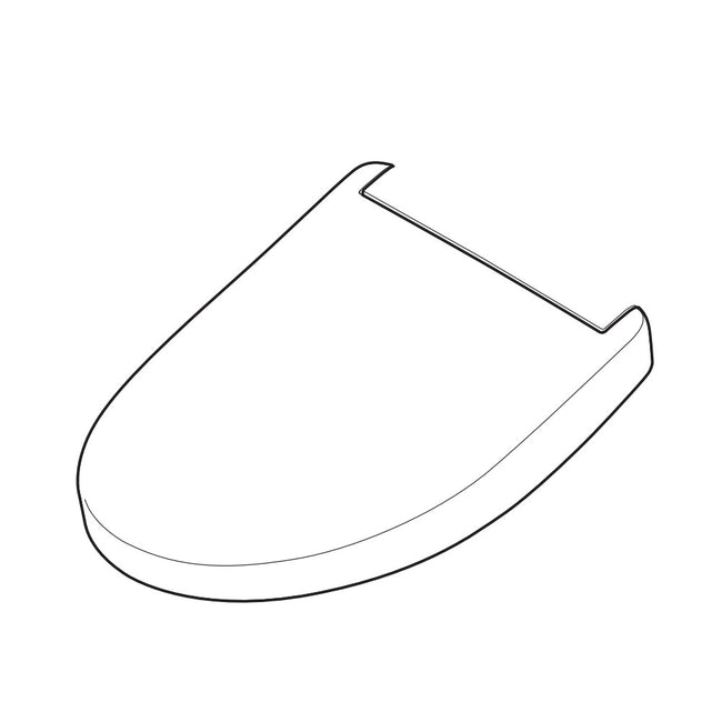 THU6935#01 - Elongated Lid Assembly for S5 Washlet - Cotton White