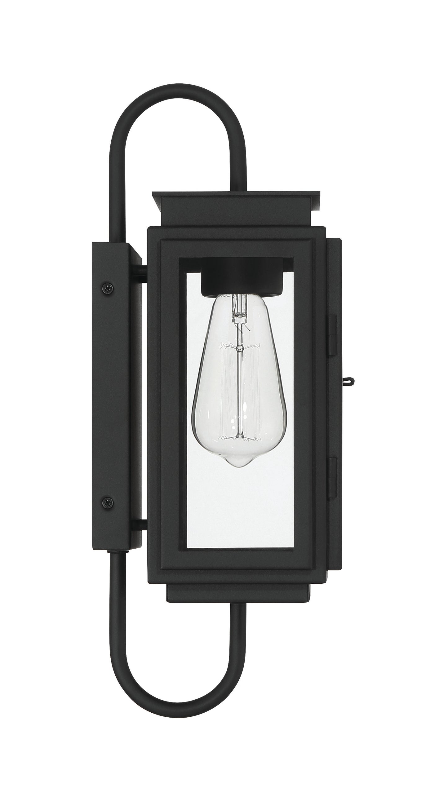 ZA7704-TB - Irving 1 Light 17" High Outdoor Wall Lantern - Textured Black