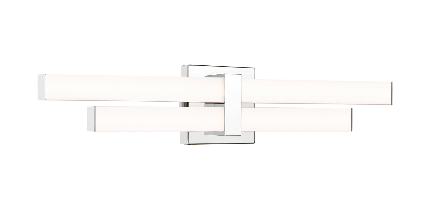 1008-25W-CH-LED - Zane 2 Light 25" Vanity - Chrome