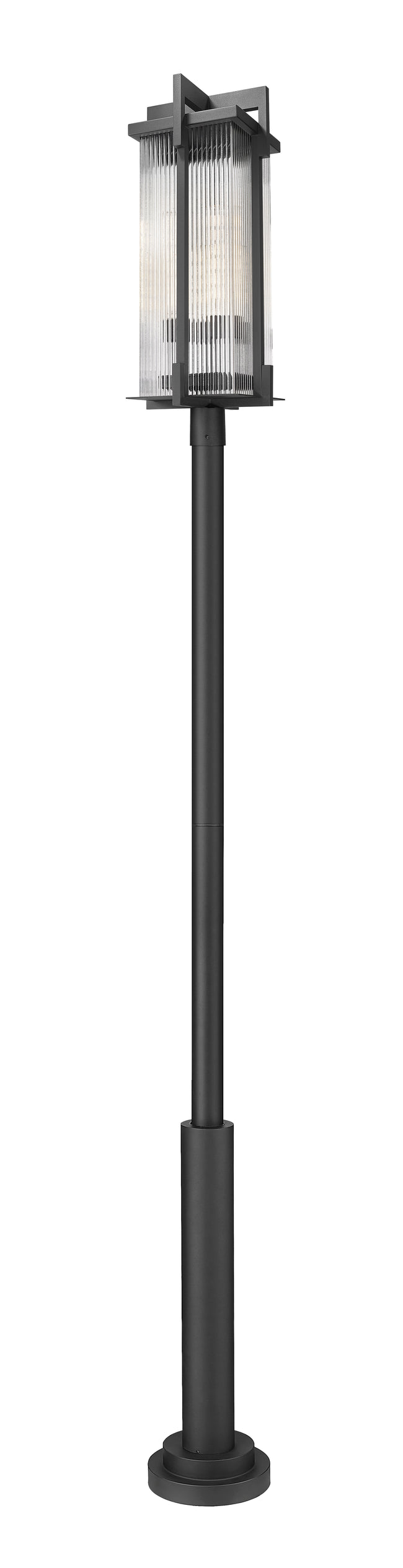 5031PHXLR-5010P-BK -  Fortis 3 Light 127" Post Light - Sand Black