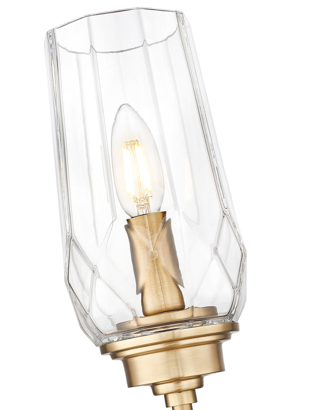 2015-1S-MGLD - Cosmo 1 Light Wall 25" Sconce - Modern Gold