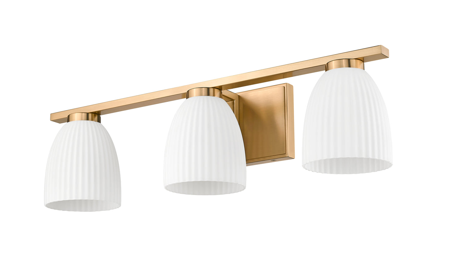 7518-3V-MGLD - Naya 3 Light 24" Vanity - Modern Gold