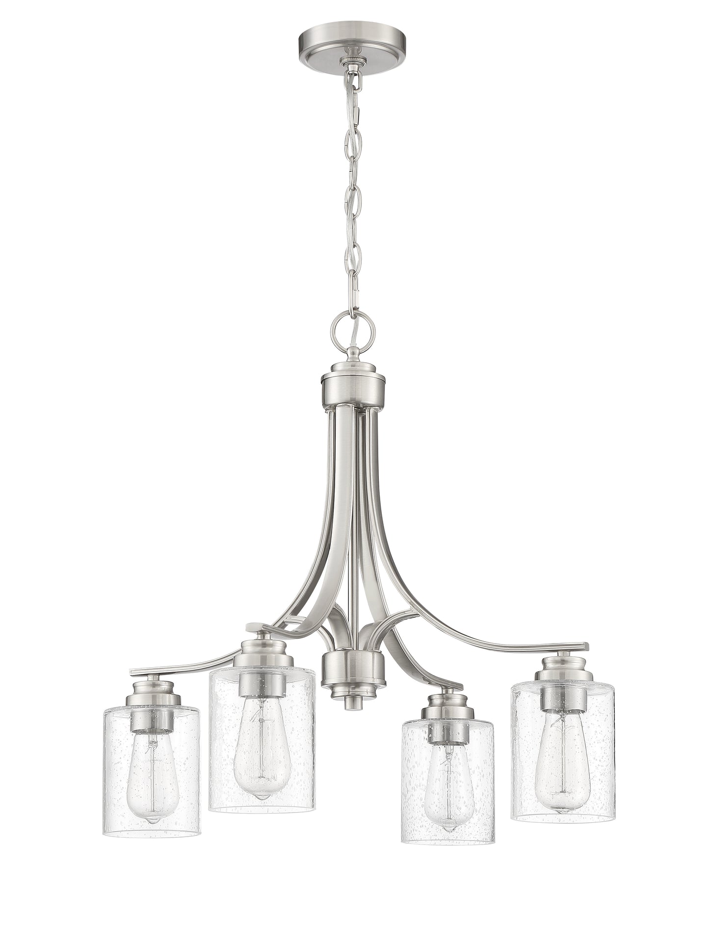 50524-BNK - Bolden 4 Light 23" Wide Chandelier - Brushed Nickel