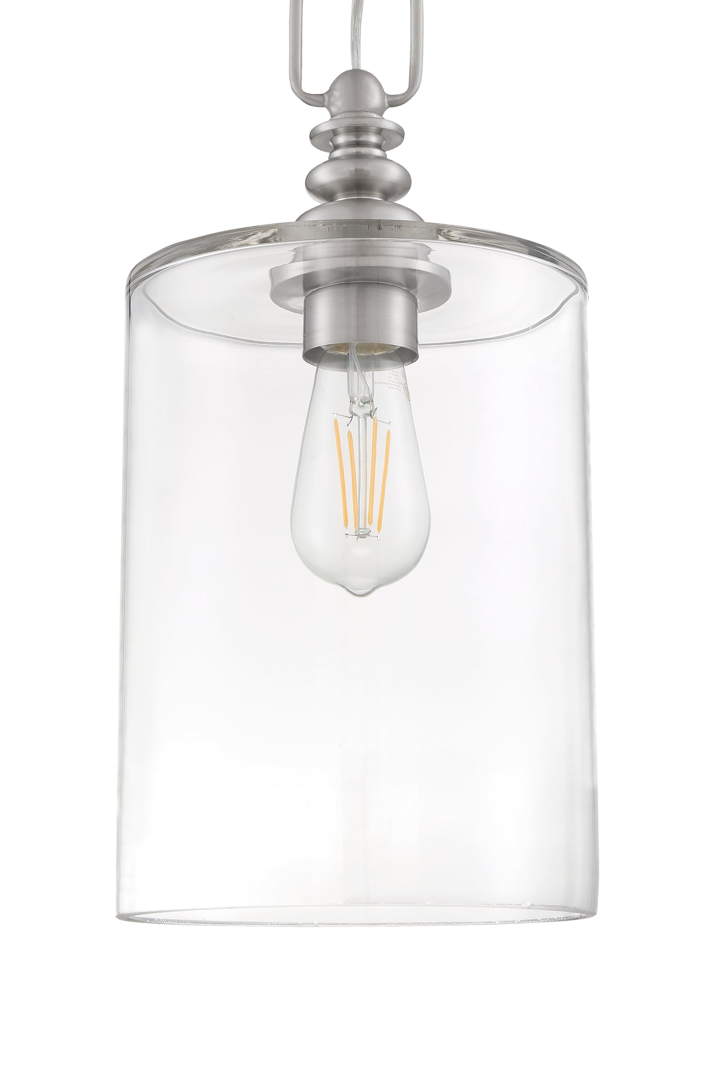 49891-BNK-C - Dardyn 1 Light 7.5" Wide Mini Pendant - Brushed Nickel