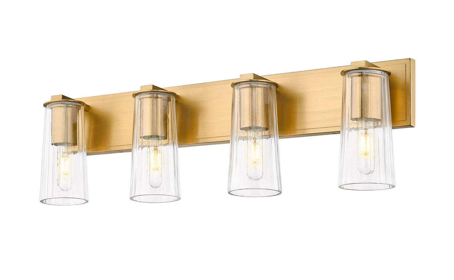 826-4V-MGLD - Titus 4 Light 32" Vanity - Modern Gold