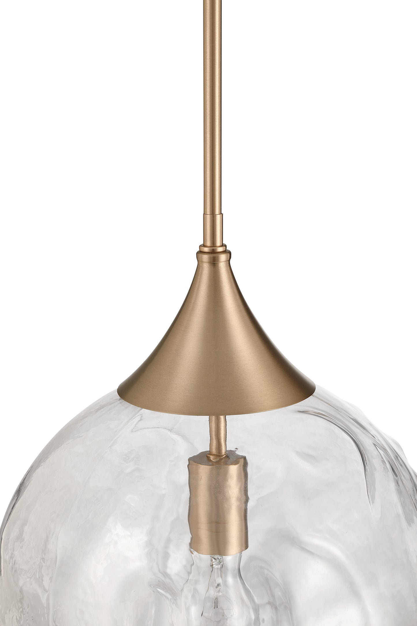 61292-CPZ - Reflection 1 Light 12" Wide Pendant - Premium Bronze
