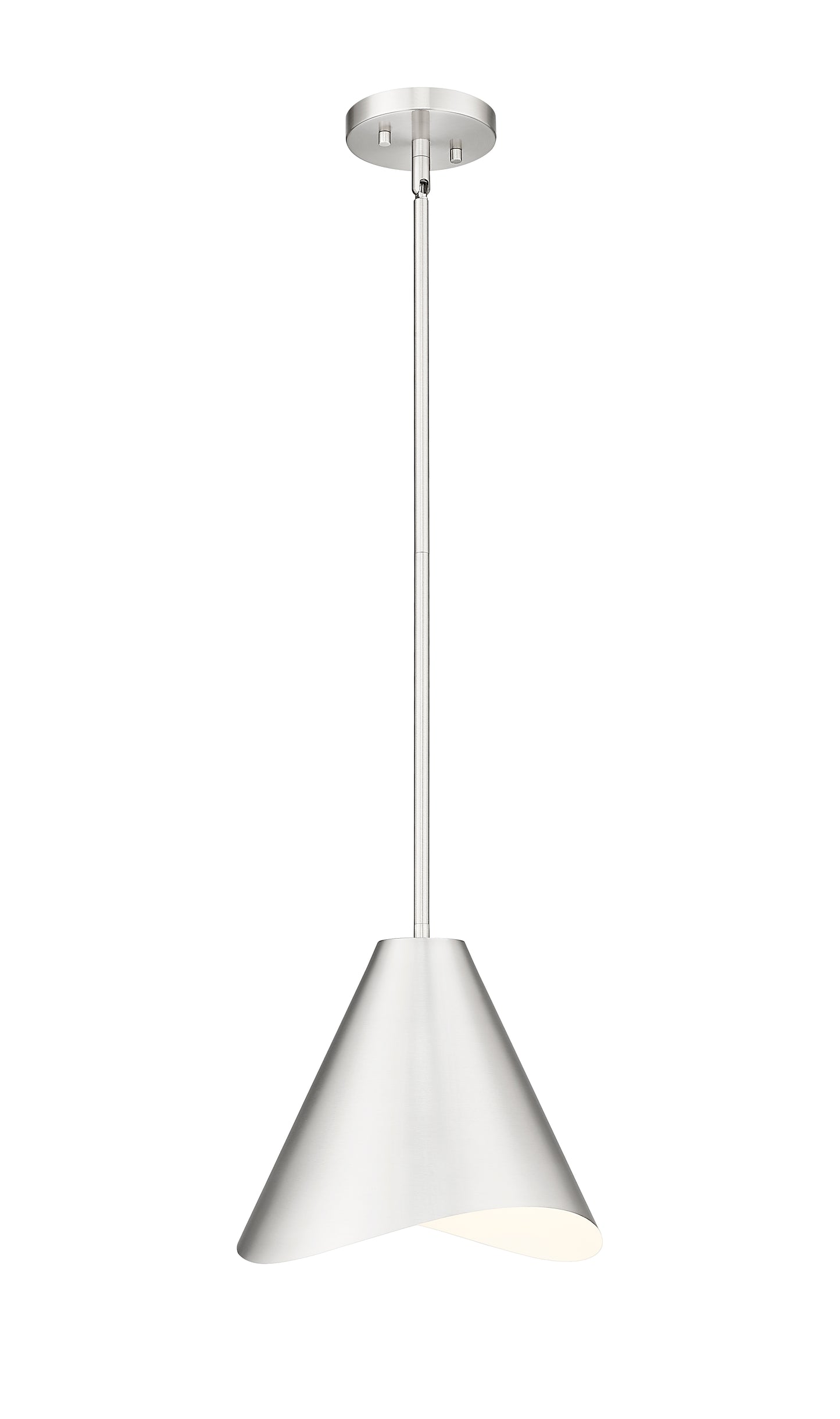 1952P12-BN - Aria 1 Light 12" Pendant - Brushed Nickel