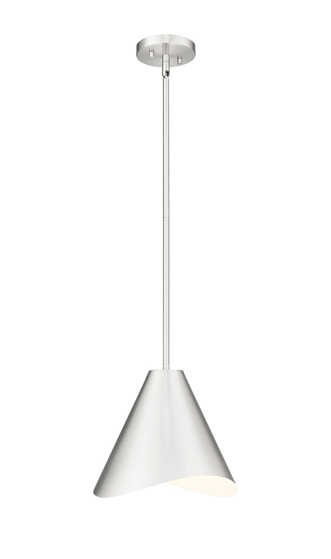 1952P12-BN - Aria 1 Light 12" Pendant - Brushed Nickel