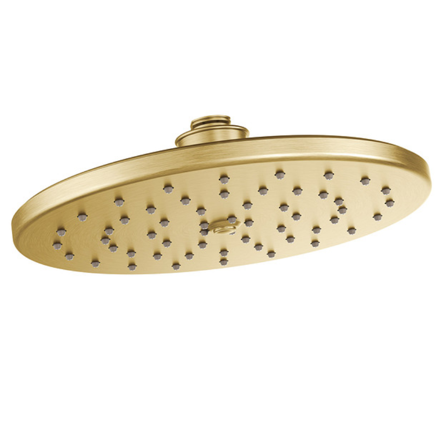 S112EPBG - Moen one-function 10" diameter spray head rainshower - Brushed gold
