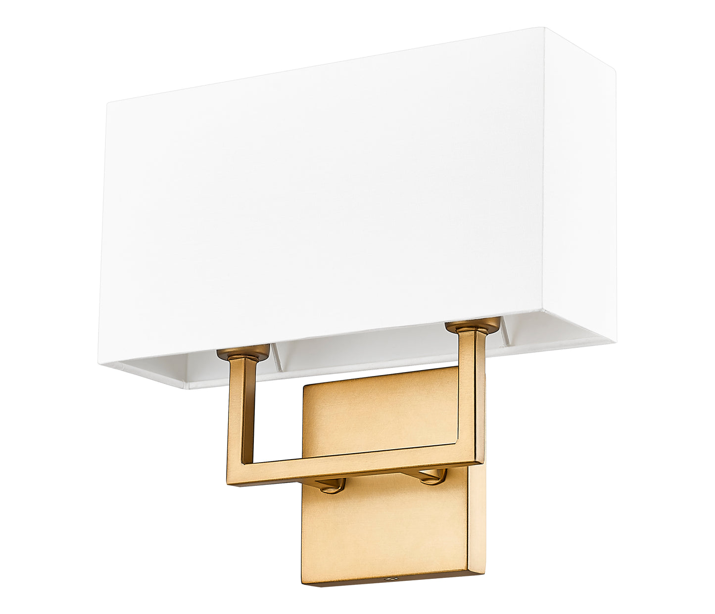 815-2S-RB - Saxon 2 Light Wall 11" Sconce - Rubbed Brass