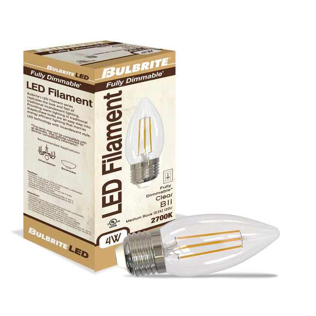 776862 - Dimmable B11 LED Light Bulb - 4.5 Watt - 2700K - 6 Pack