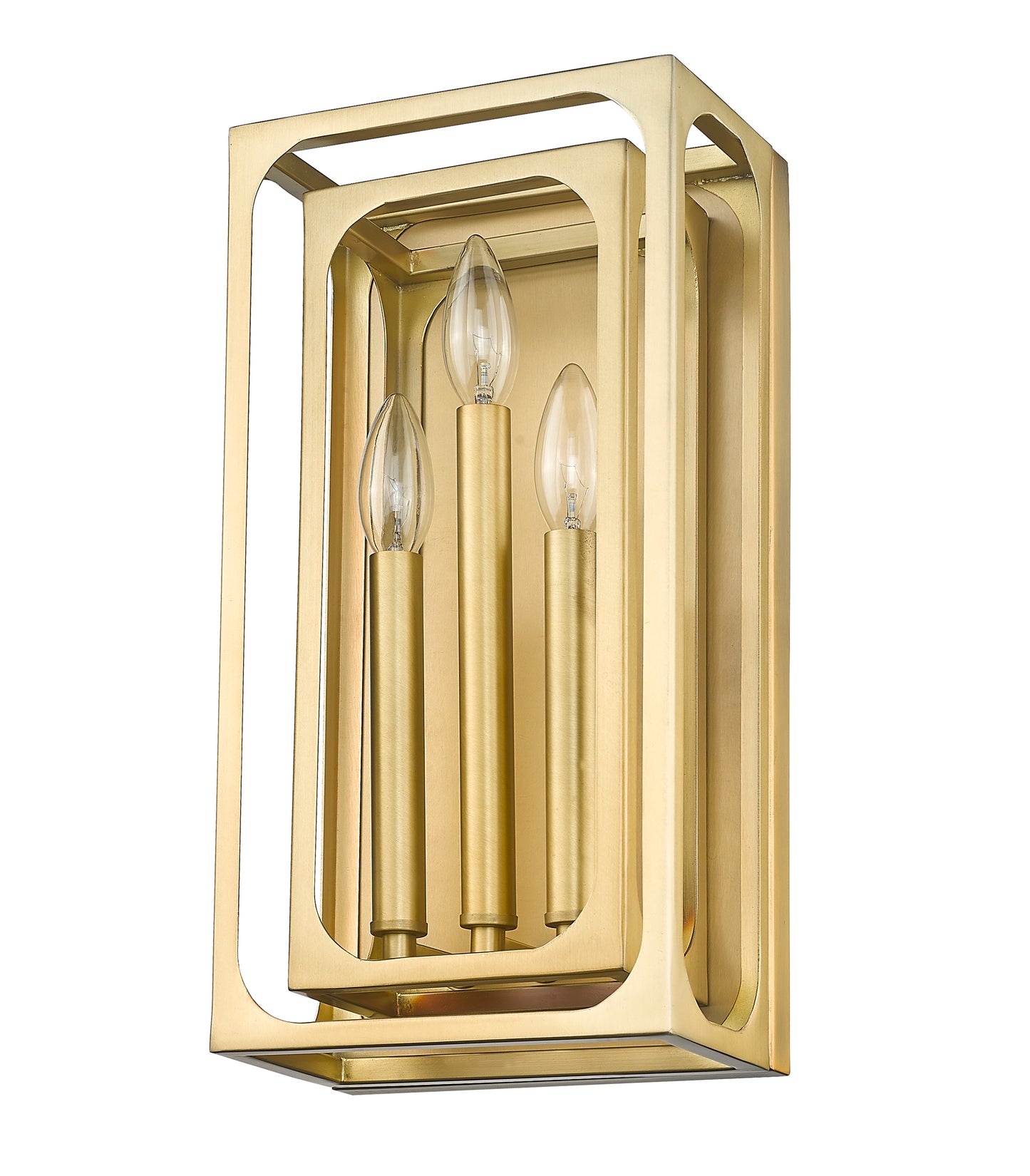 3038-3S-RB - Easton 3 Light Wall 16" Sconce - Rubbed Brass