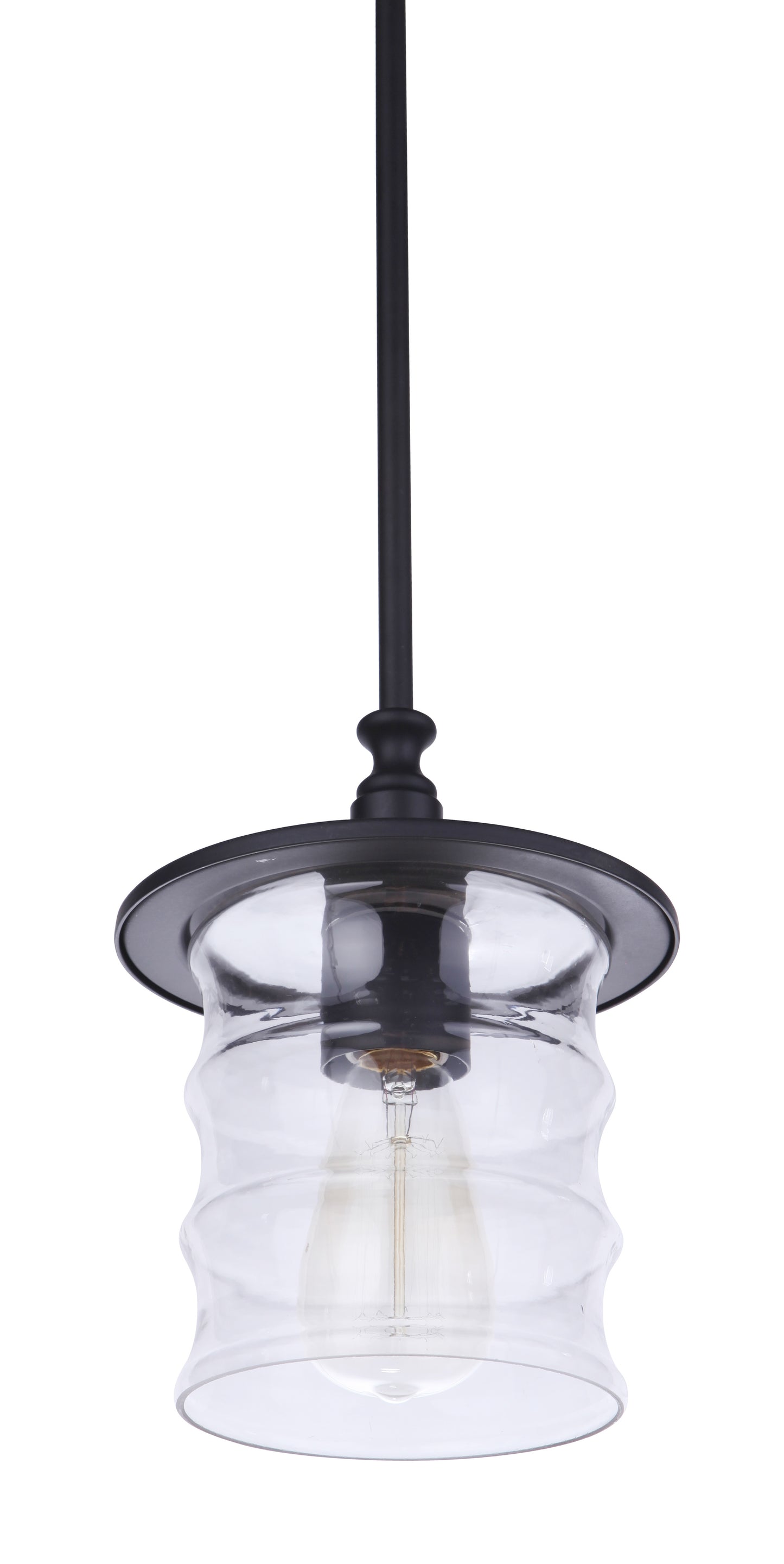 ZA3611-MN - Canon 1 Light 7.5" Wide Outdoor Pendant - Midnight