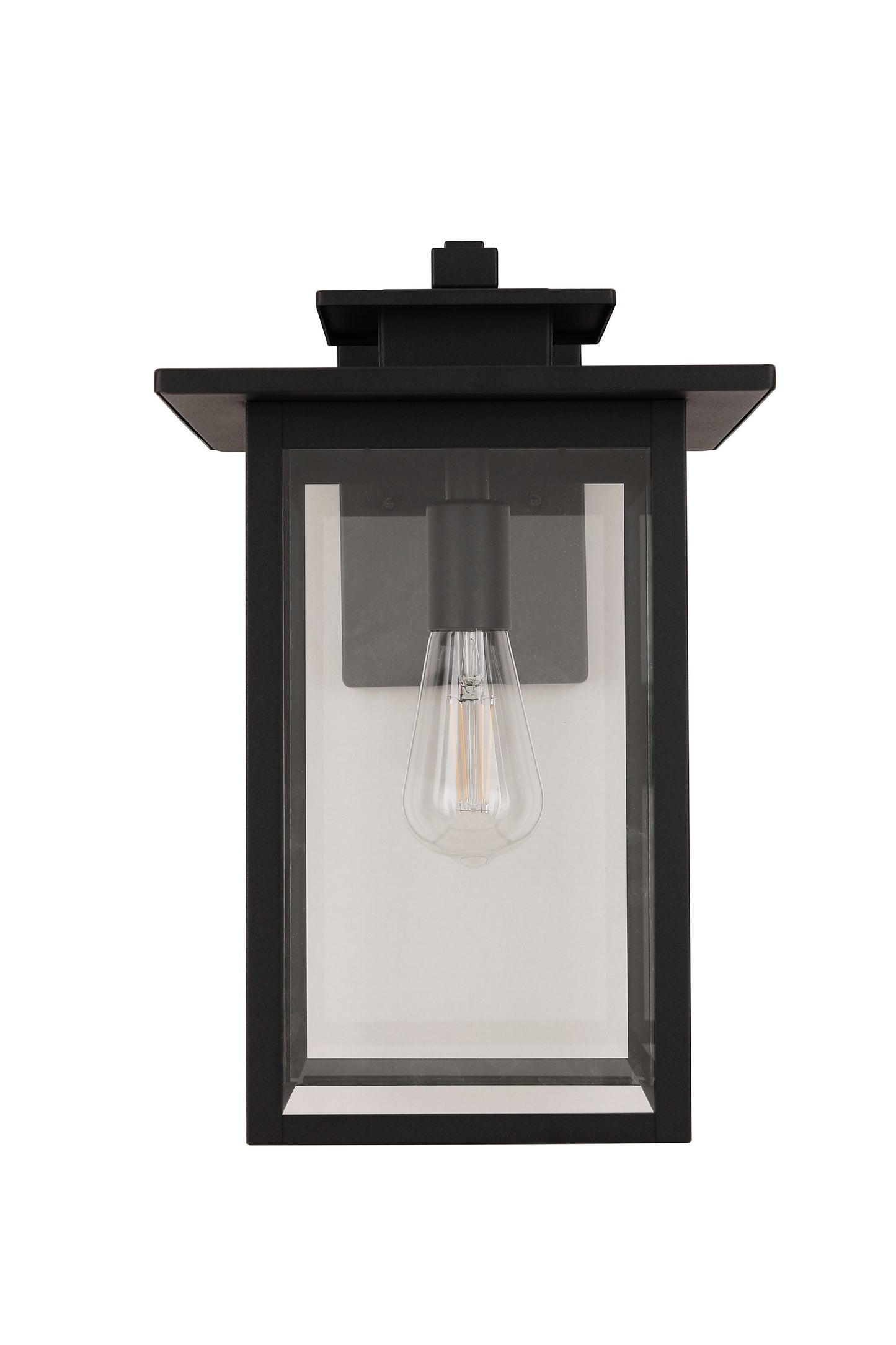 ZA7024-TB - Rock Creek 1 Light 15" High Outdoor Wall Lantern - Textured Black