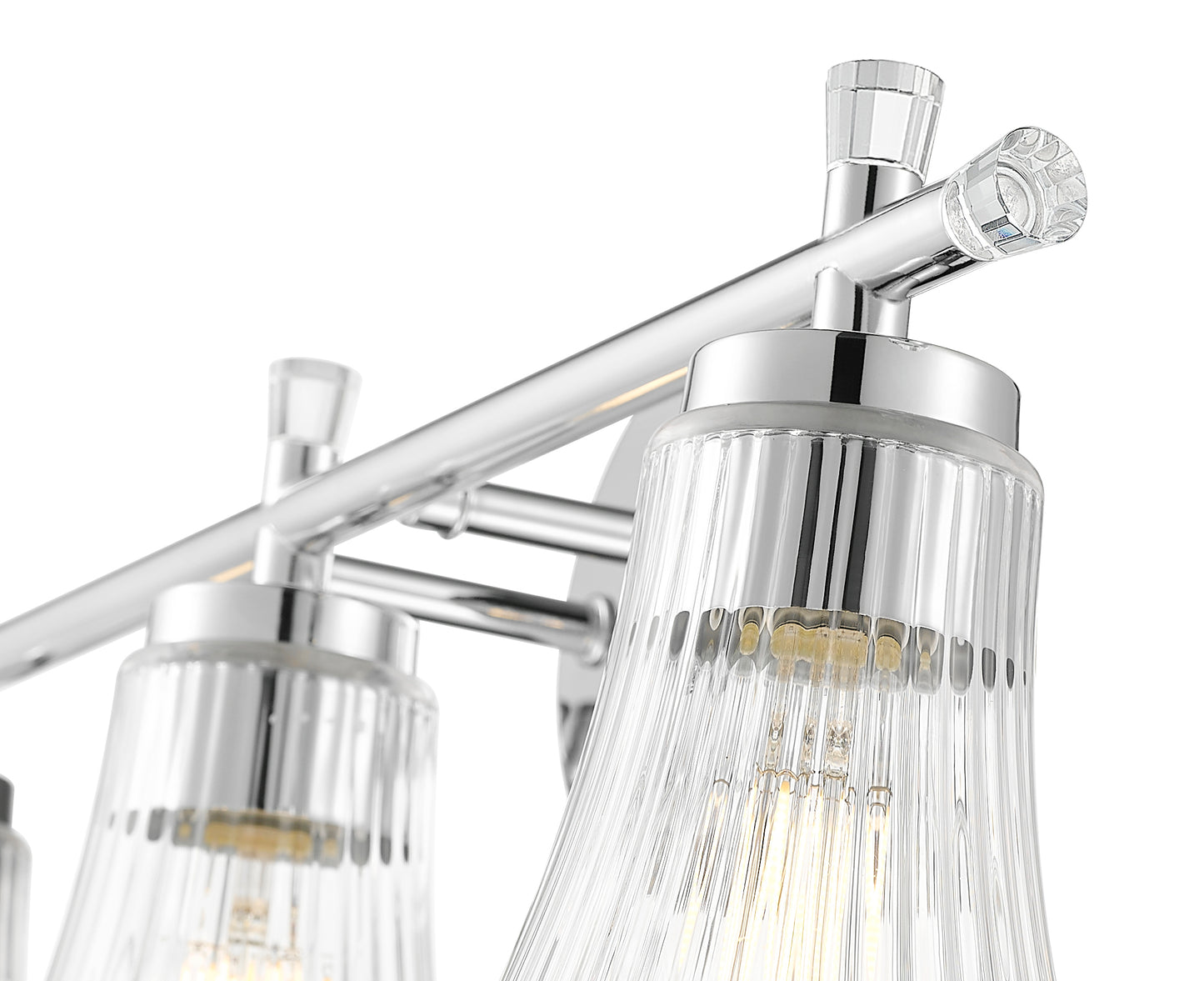 7519-3V-CH - Belle 3 Light 24" Vanity - Chrome