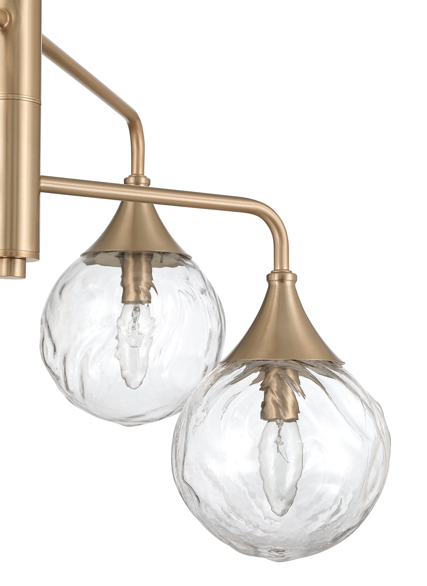 61226-CPZ - Reflection 6 Light 36" Wide Chandelier - Premium Bronze