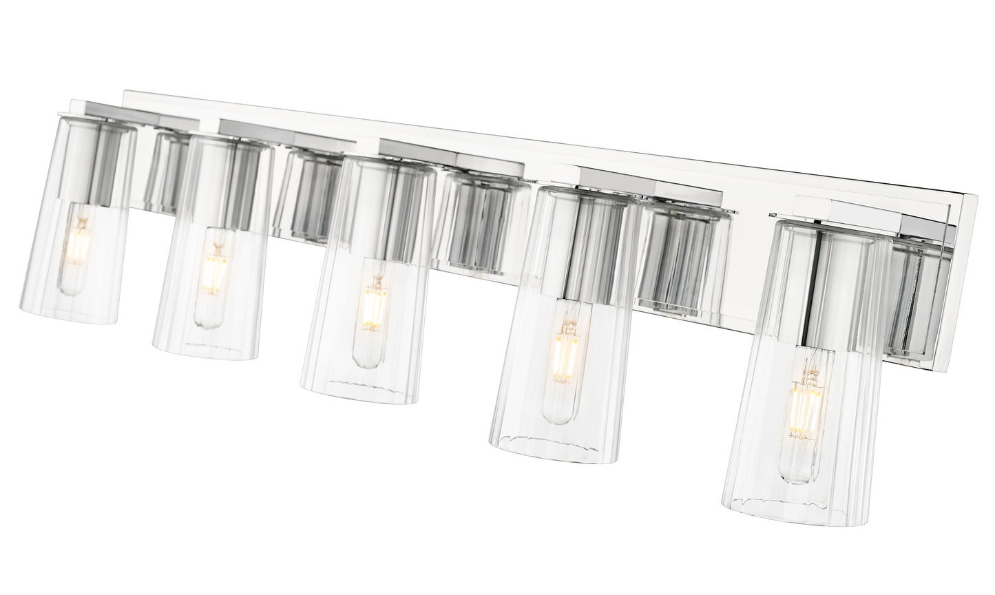 826-5V-CH - Titus 5 Light 40" Vanity - Chrome