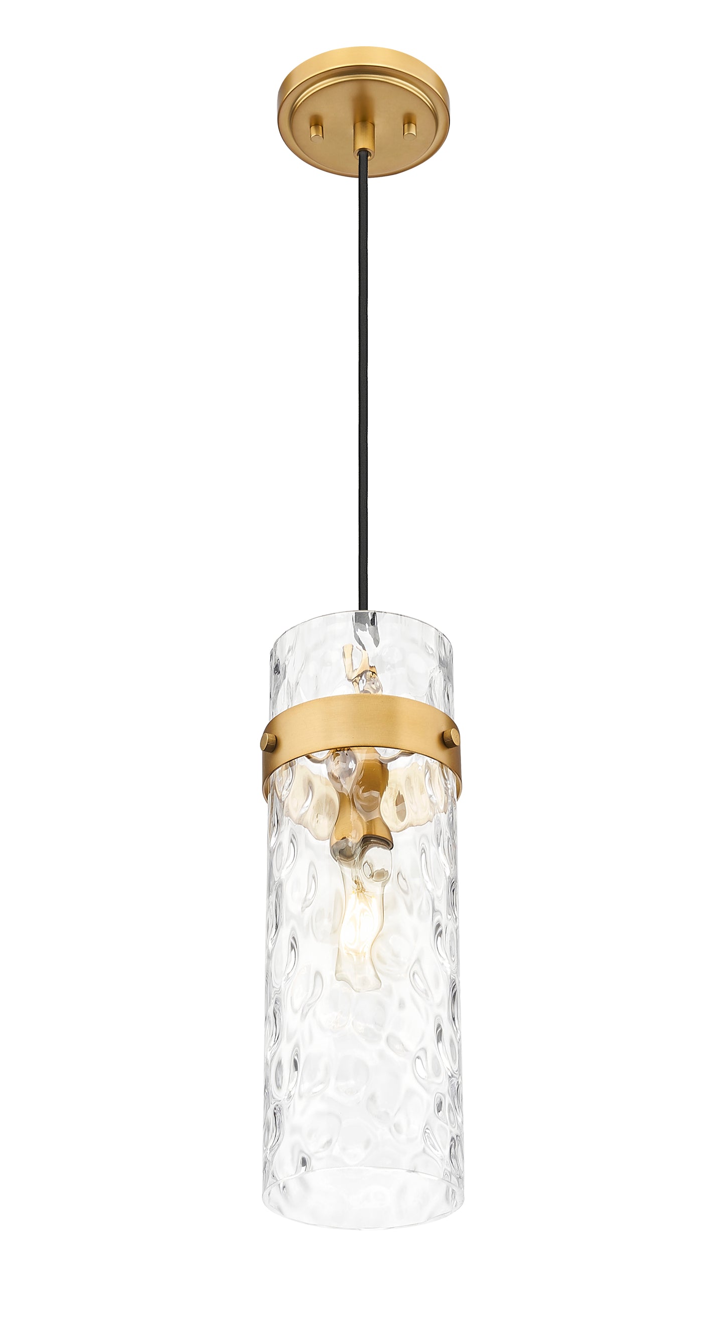 7002P5-RB - Fontaine 1 Light 6" Pendant - Rubbed Brass