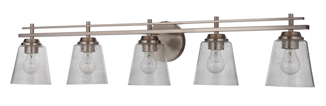 19642BNK5 - Drake 5 Light 42" Wide Vanity Light - Brushed Nickel