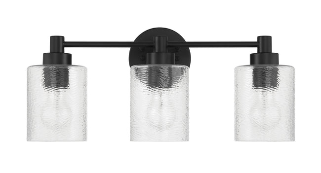 60203-FB - Lyndsey 3 Light 20" Wide Vanity Light - Flat Black