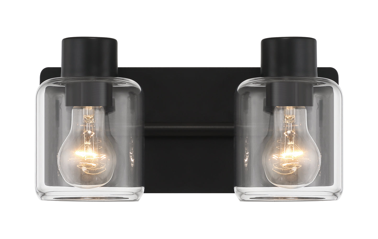 17712FB2 - Rori 2 Light 12.38" Wide Vanity Light - Flat Black