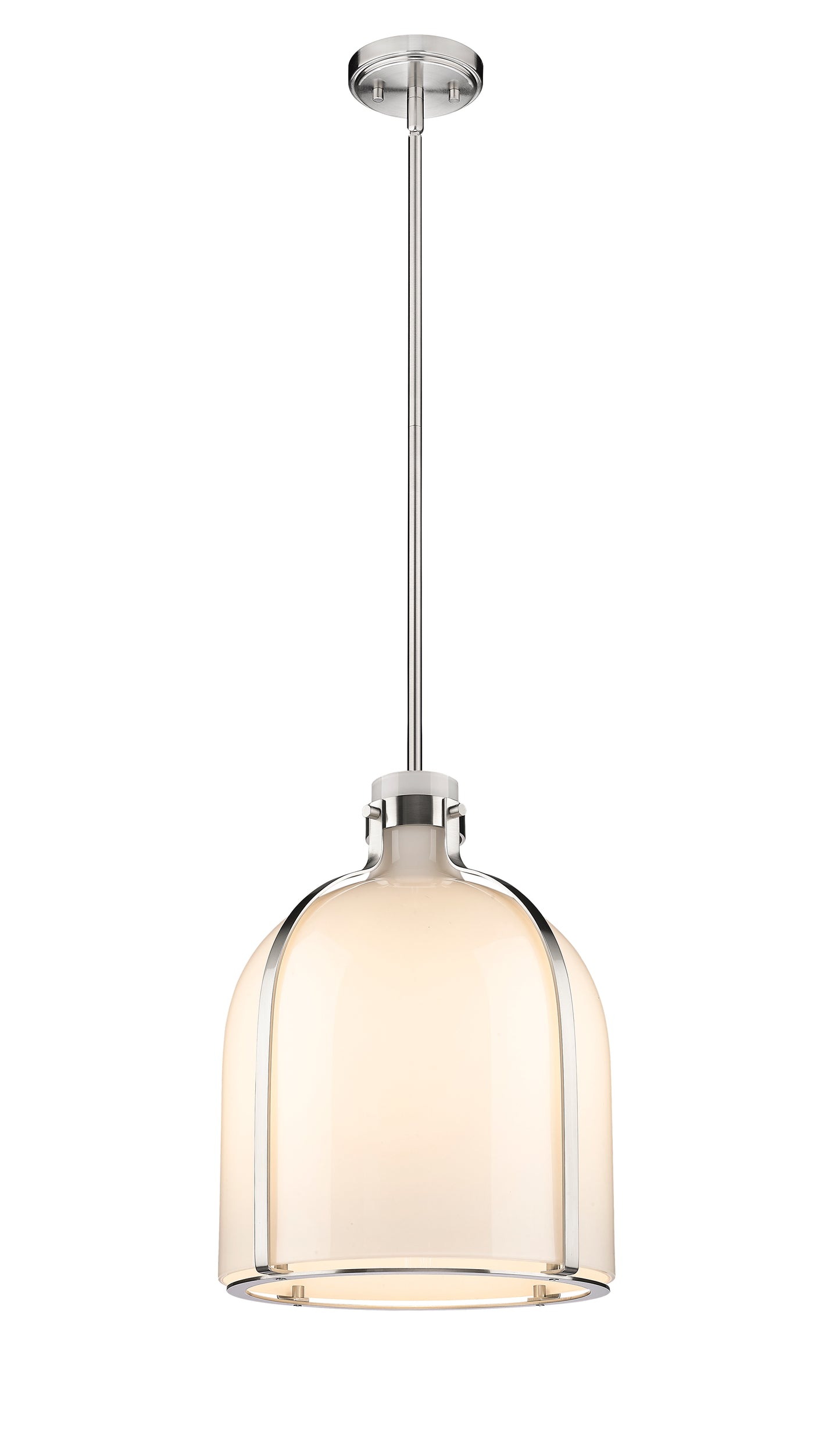 818-12BN - Pearson 1 Light 12" Pendant - Brushed Nickel