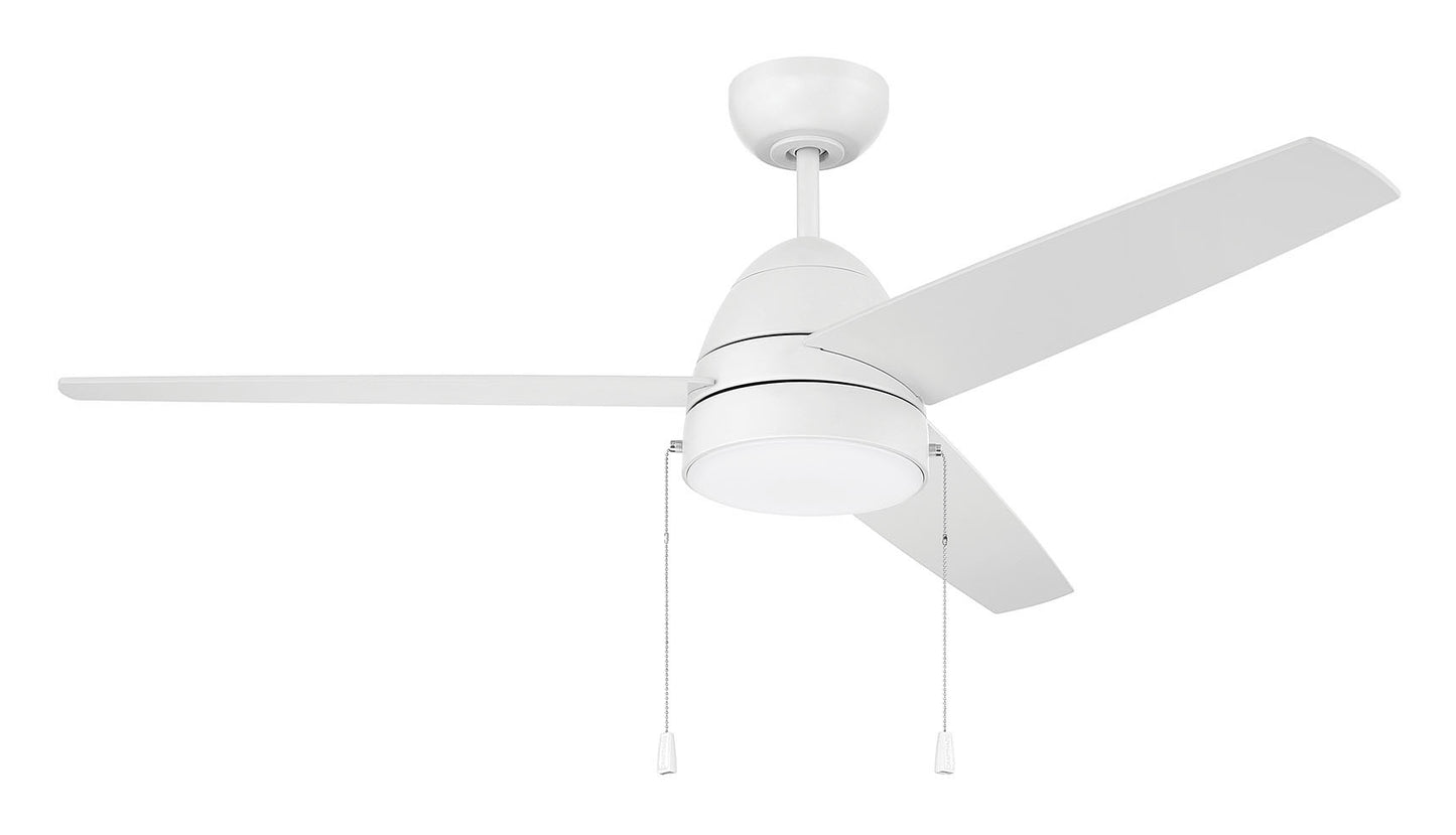CZY52W3 - Cozy 52" 3-Blade Ceiling Fan 52" 3 Blade Ceiling Fan with Light Kit - White