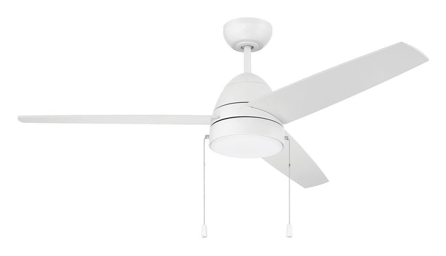 CZY52W3 - Cozy 52" 3-Blade Ceiling Fan 52" 3 Blade Ceiling Fan with Light Kit - White