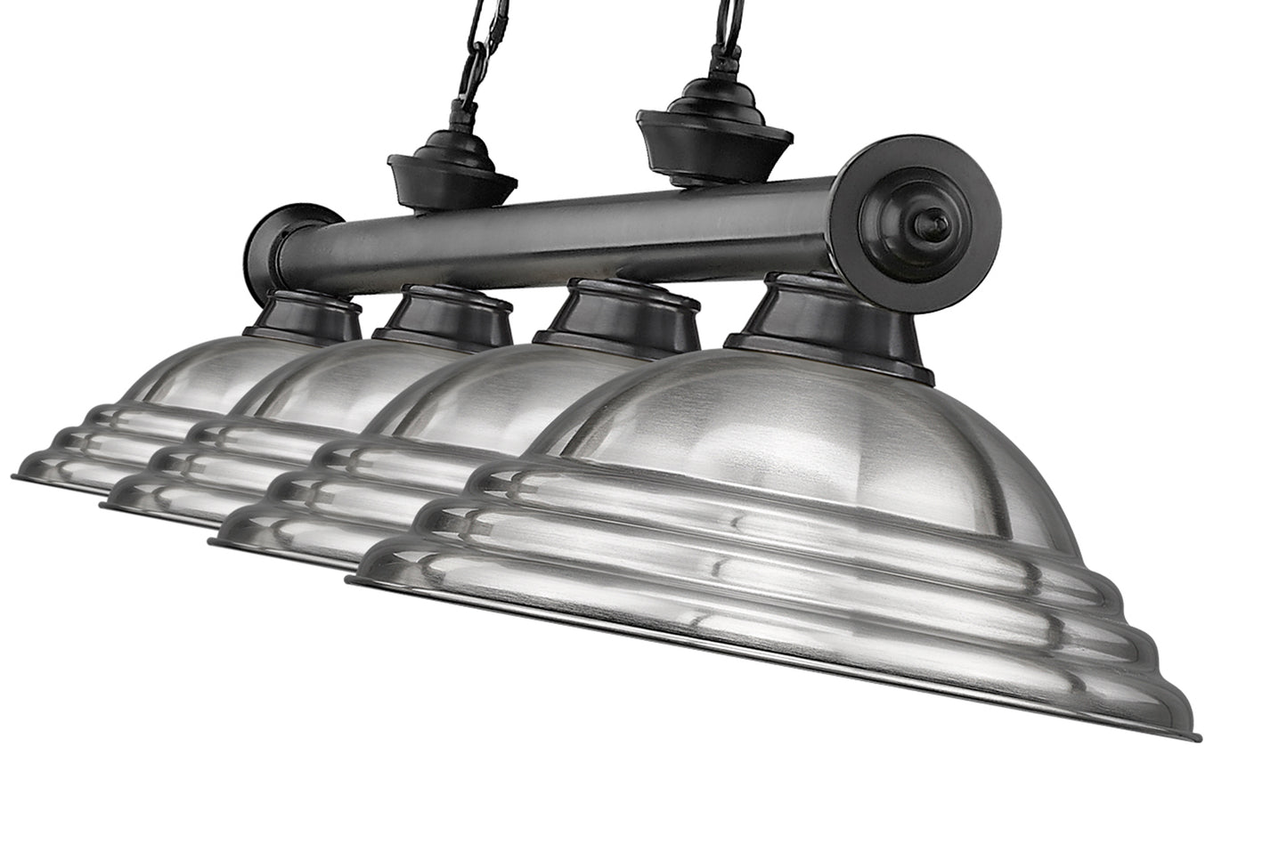 2306-4BP-SBN - Cordon 4 Light 82" Billiard - Bronze Plate