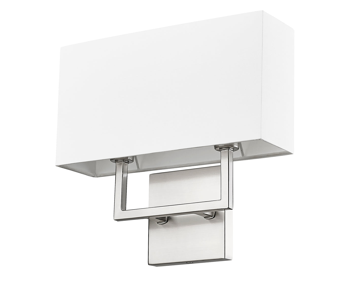 815-2S-BN - Saxon 2 Light Wall 11" Sconce - Brushed Nickel