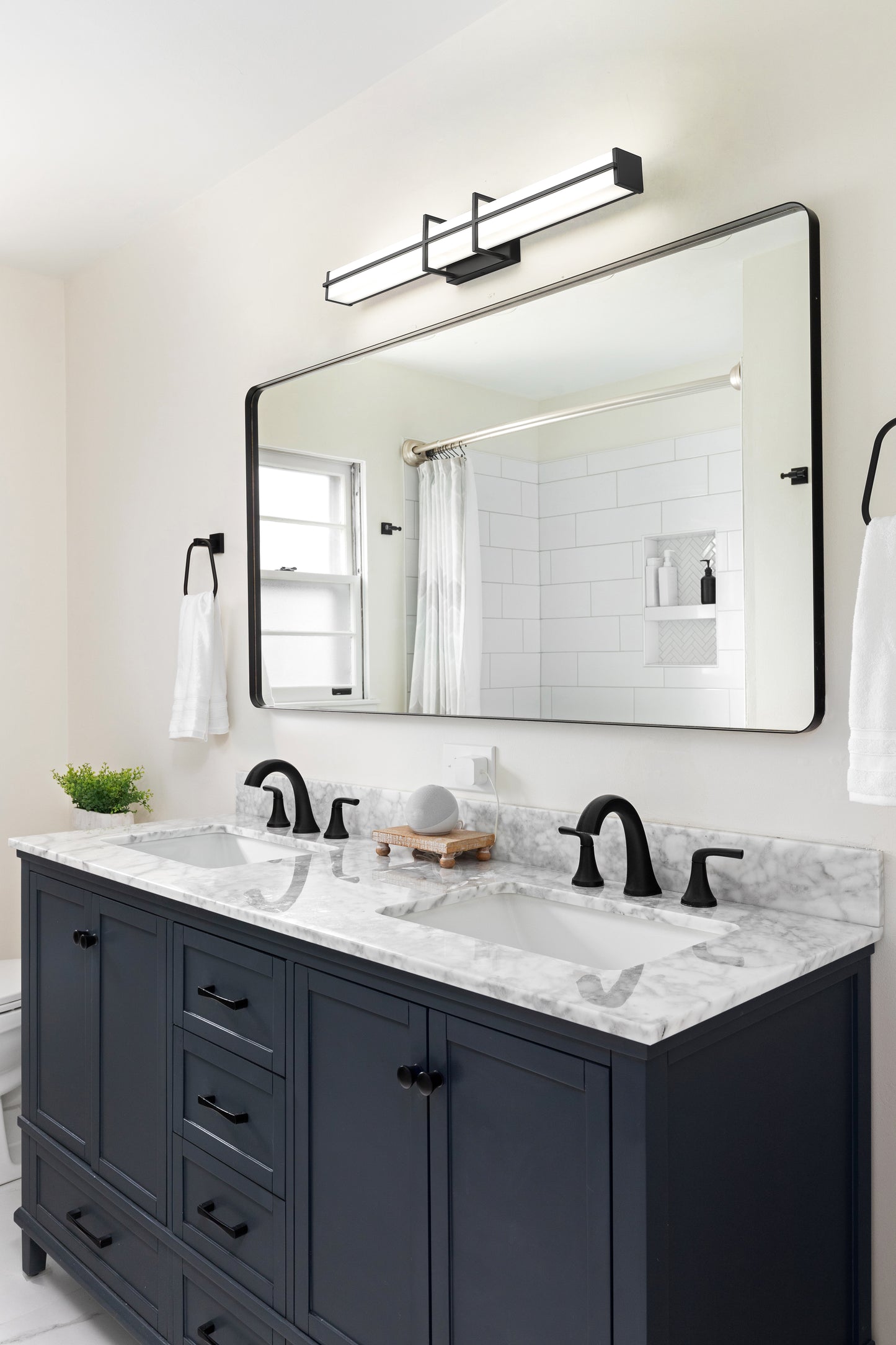 1011-32W-MB-LED - Harrison 1 Light 32" Vanity - Matte Black