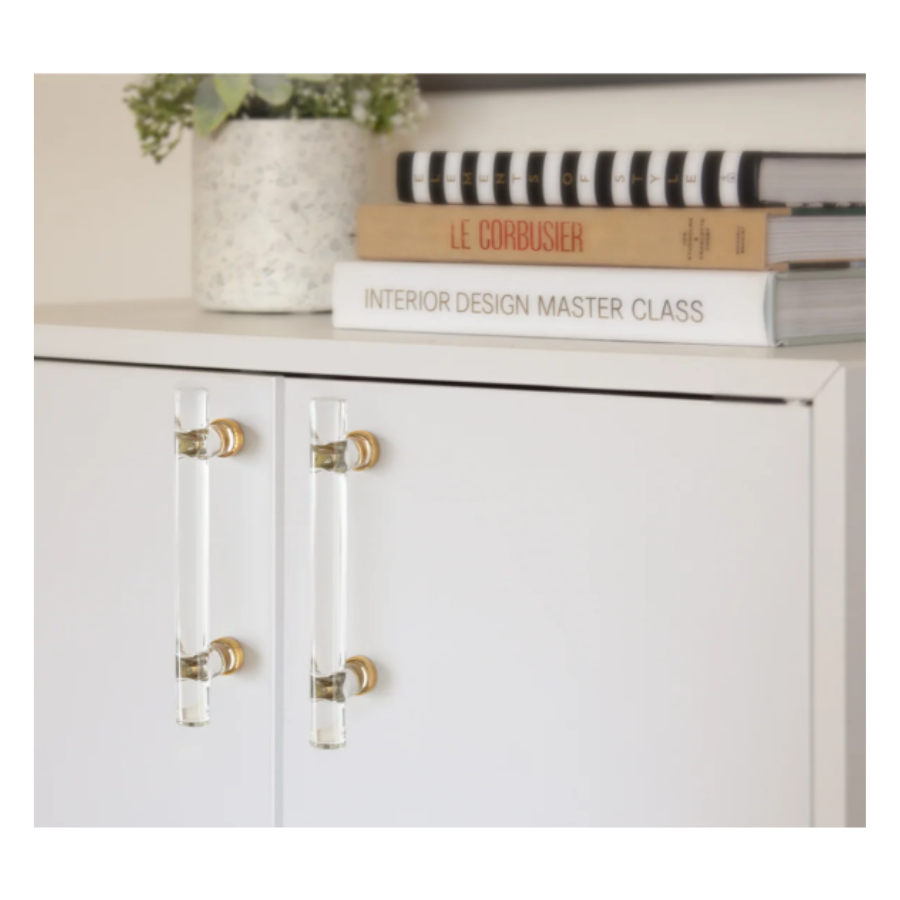 86724US26 - Modern Bar 4" Center to Center Cabinet Bar Pull - Polished Chrome