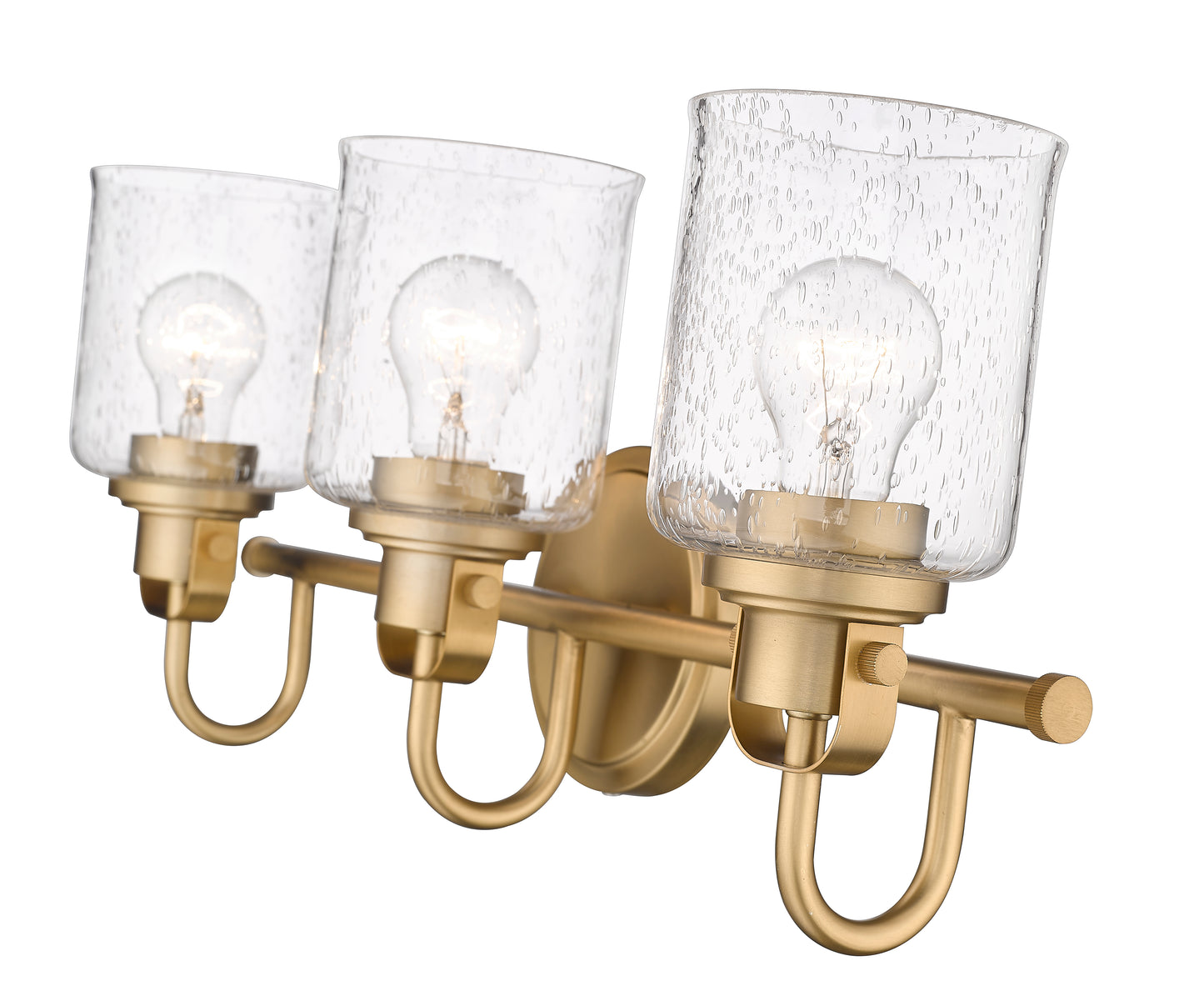 340-3V-HG - Kinsley 3 Light 22" Vanity - Heirloom Gold