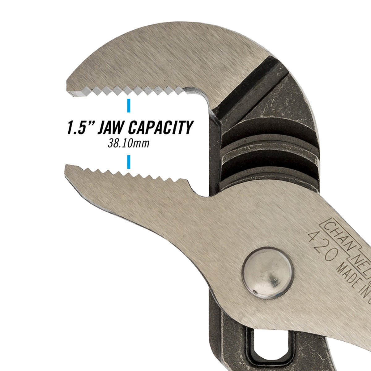 420 - 9.5" Straight Jaw Tongue & Groove Pliers