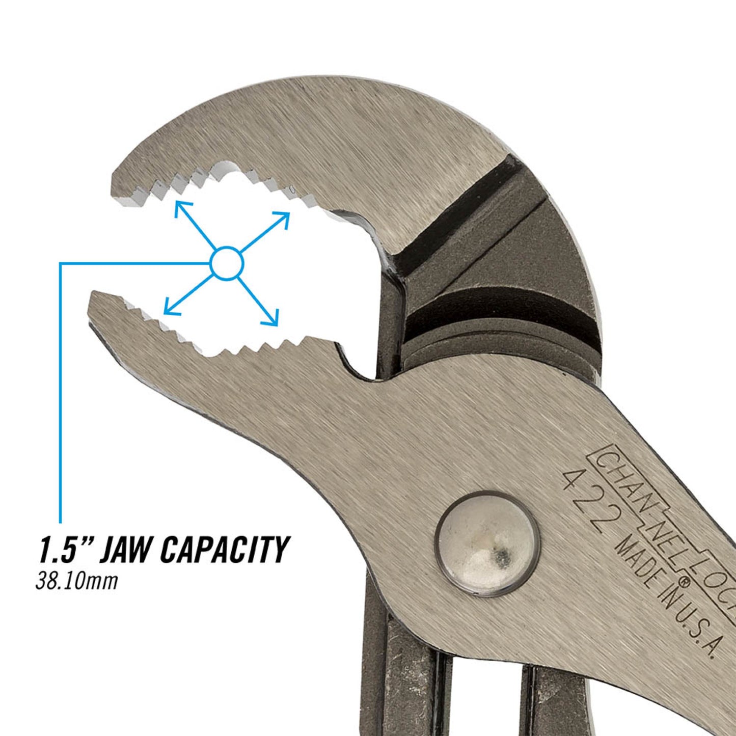 422 - 9.5" V-Jaw Tongue & Groove Pliers