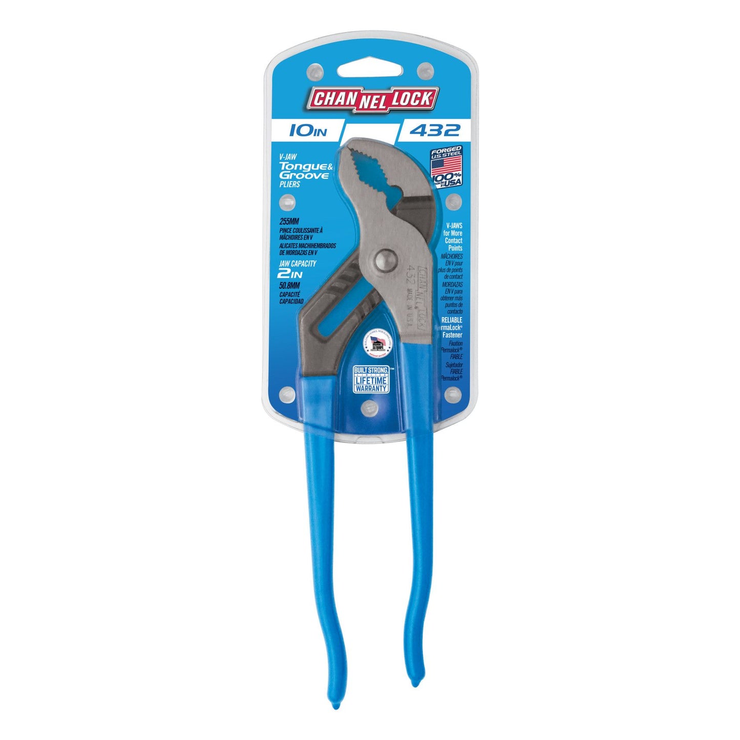 432 - 10" V-Jaw Tongue & Groove Pliers