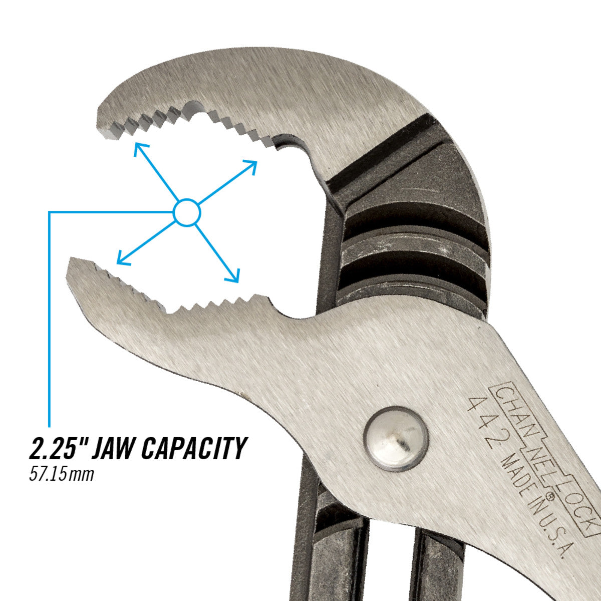 442 - 12" V-Jaw Tongue & Groove Pliers