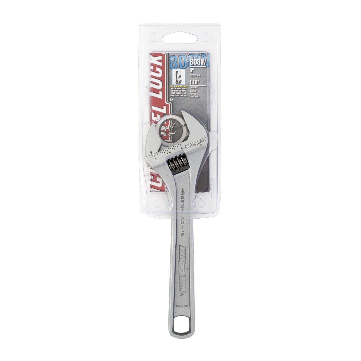 808W - 8" Adjustable Wrench
