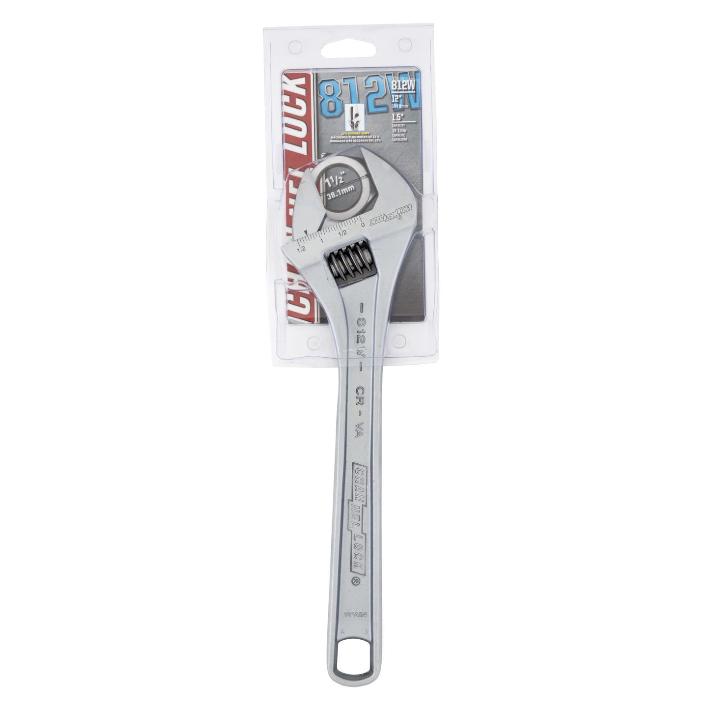 812W - 12" Adjustable Wrench
