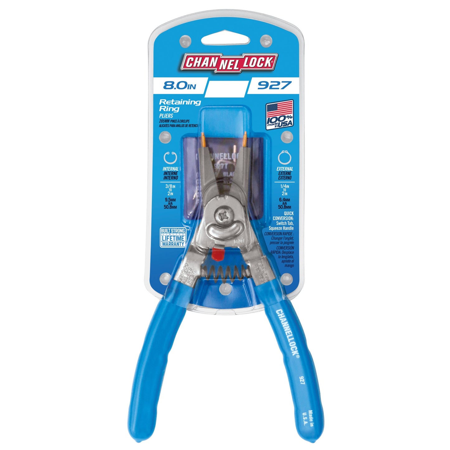 927 - 8" Convertible Retaining Clip Pliers