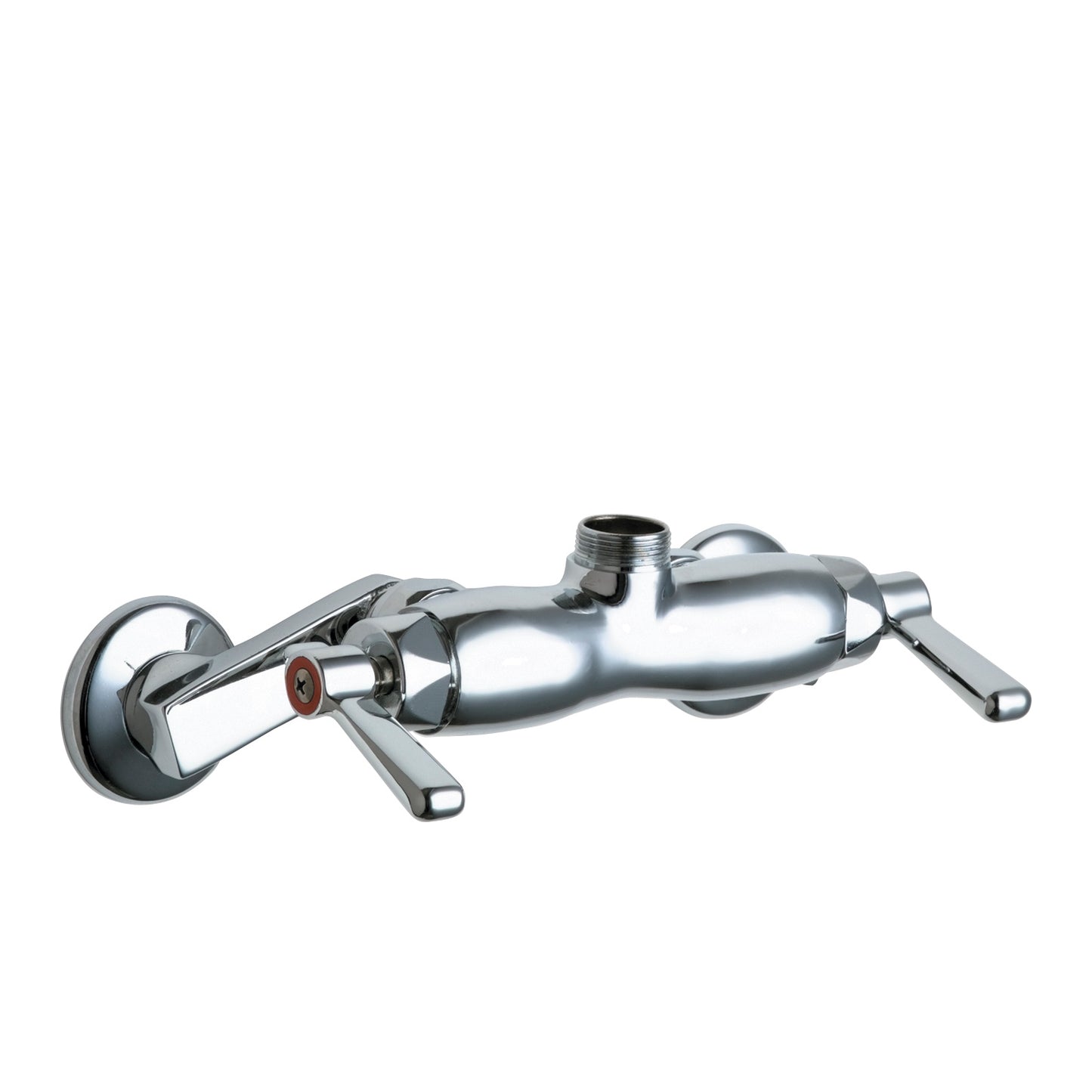 445-LESAB - Wall Mounted Manual Faucet with Adjustable Centers - Less Spout - Chrome