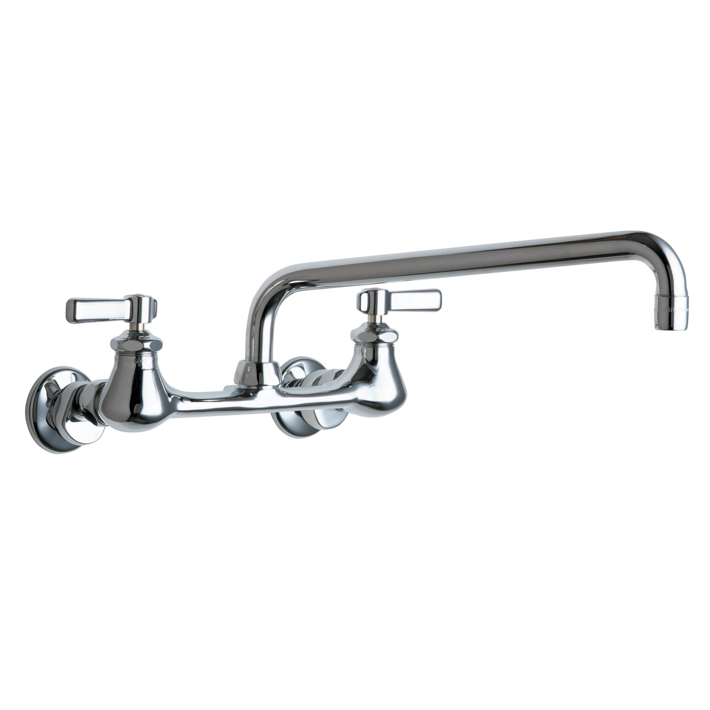 540-LDL12ABCP - Wall Mounted Manual Faucet with Swing Spout