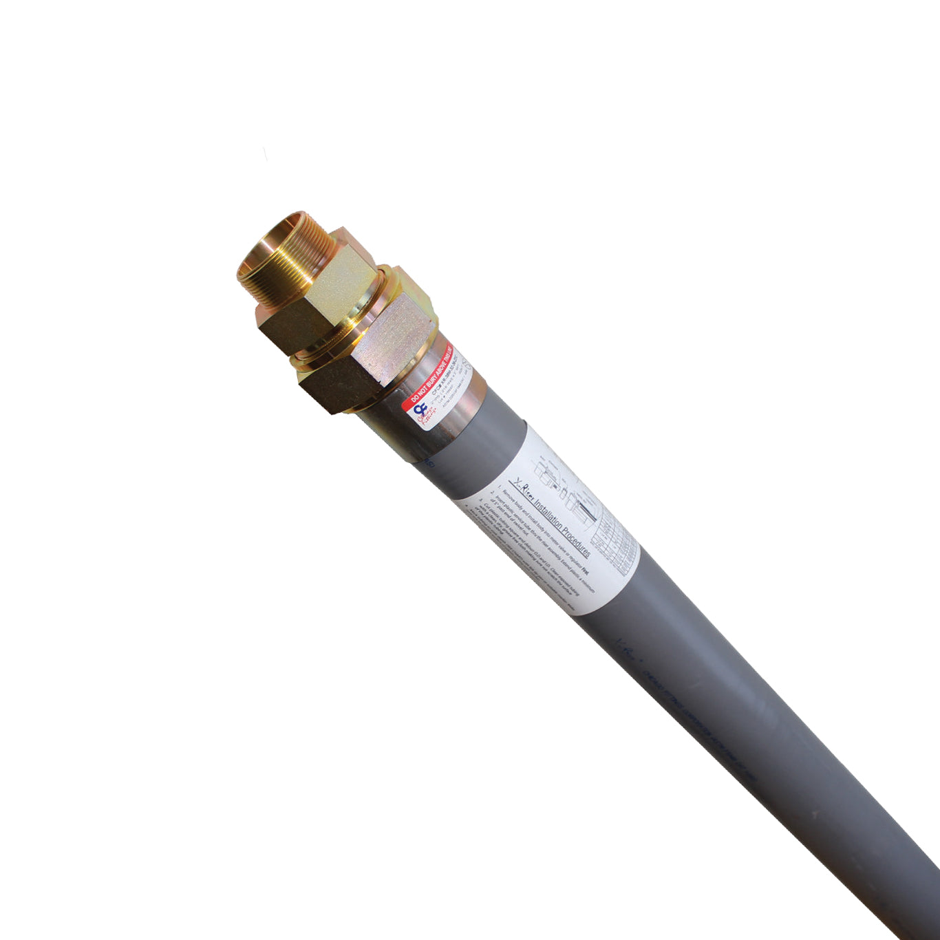 XR-17C-12-36-ZDC - X-Riser Flexible Anodeless Riser for NG Applications - 3/4" MPT