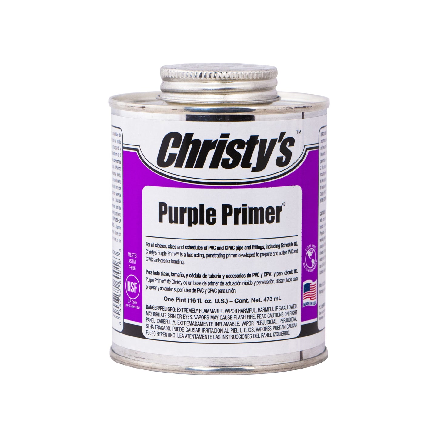 505180 - Christy's PVC / CPVC Purple Primer - 1 Pint