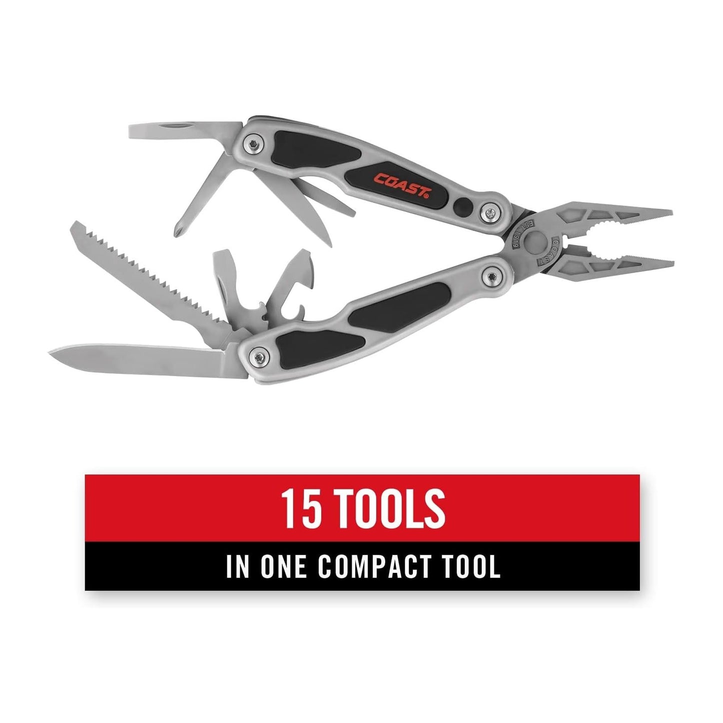 LED140 - 15 Tool Multi-Tool with Integrated Light