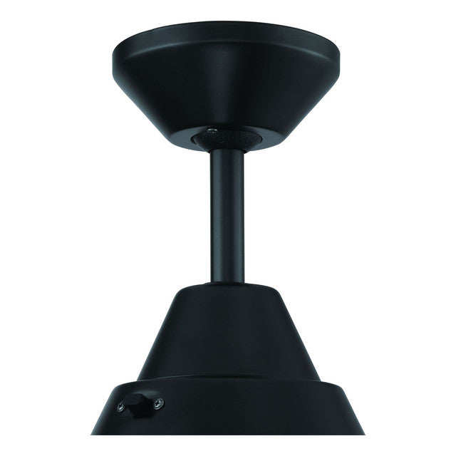 Acadian 56" 3 Blade Indoor / Outdoor Ceiling Fan with Light Kit - Flat Black