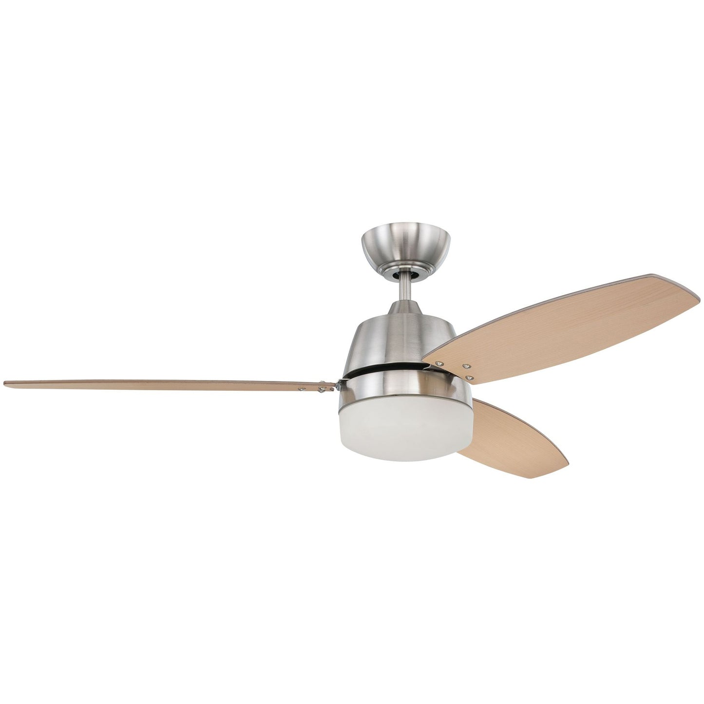 Beltre 52" 3 Blade Ceiling Fan with Light Kit - Brushed Polished Nickel