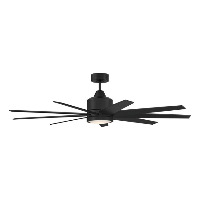 CHP60FB9 - Champion 60" 9 Blade Indoor / Outdoor Ceiling Fan with Light Kit - Remote & Wall Control