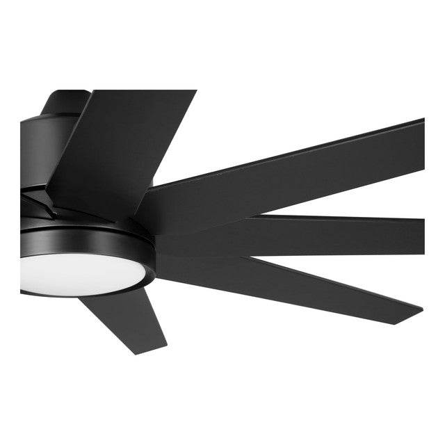 CHP60FB9 - Champion 60" 9 Blade Indoor / Outdoor Ceiling Fan with Light Kit - Remote & Wall Control