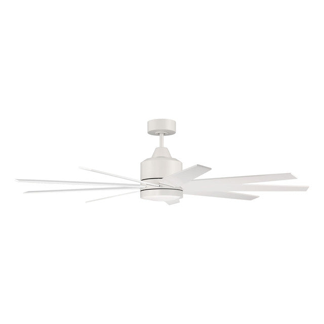 CHP60MWW9 - Champion 60" 9 Blade Indoor / Outdoor Ceiling Fan with Light Kit - Remote & Wall Control